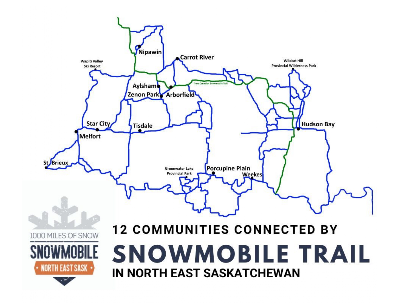Snowmobile Trail Map